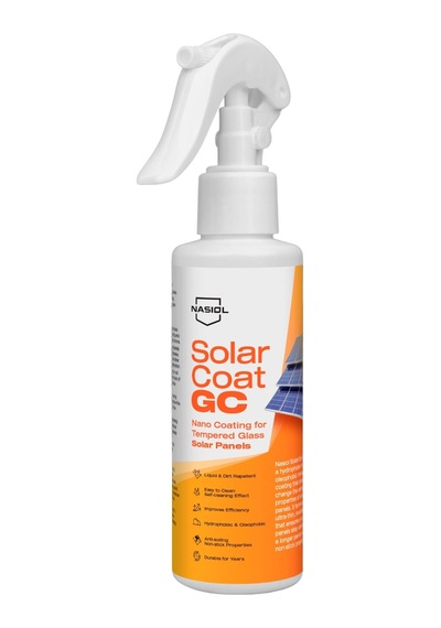 Nasiol Solarcoat Gc Temperli Cam Güneş Panelleri İçin Gelişmiş Nano Kaplama-150ml