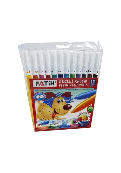 Fatih 12 Renk Keçeli Kalem Takım 34020