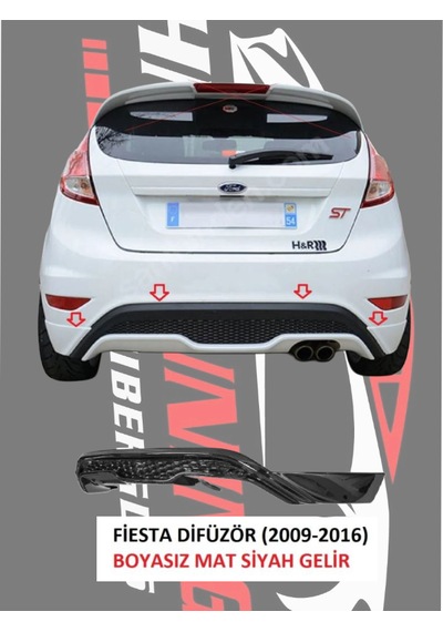 Ford Fiesta Arka Difüzörlü Ek