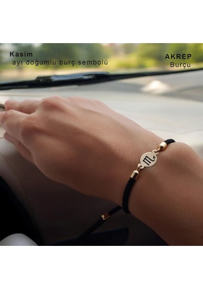 Kasım Ayı Doğumları İçin Oval Motifli İpek Örgülü 14 Ayar Altın Plakalı Hediye Bileklik-320ay-siyah Altın Kasım Ayı Doğumları İçin Oval Motifli İpek Örgülü 14 Ayar Altın Plakalı Hediye Bileklik-320ay-siyah Altın