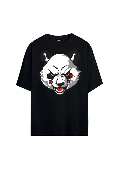 Ogc Panda 2 Oversize Unisex T-shirt Siyah