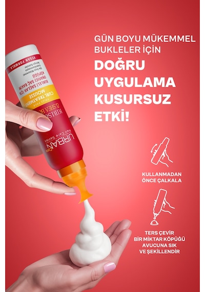 Urban Care Curl Hibiscus & Shea Butter Onarıcı Saç Köpüğü 150 ML