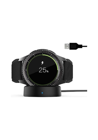 Mobilteam Siyah Gear S3 Usb Şarj Kablosu