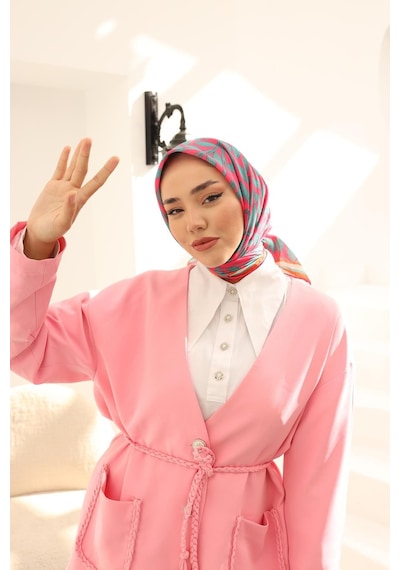 Soft Eşarp 73051-28 Pembe