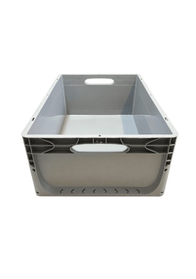 Alpbx 1.kalite Gri Plastik Kasa 60x40x22 Cm - Kutu 44 Litre Gri