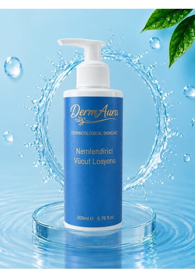 Dermaura Hyalüronik Asit & Shea Butter İçerikli Nemlendirici Vücut Losyonu 200 ML