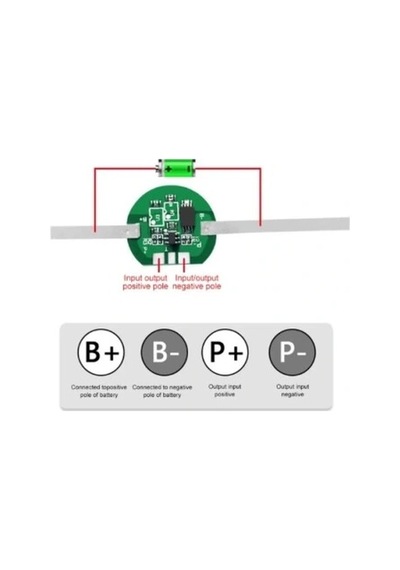 1s 3.2v 4.5a Lifepo4 Bms Batarya Koruyucu Balans Devresi