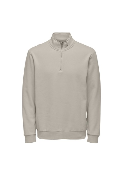 Only & Sons Onsceres Half Zıp Sweat Noos Erkek Gri Sweatshirt - 22019055 Gri Only & Sons Onsceres Half Zıp Sweat Noos Erkek Gri Sweatshirt - 22019055 Gri