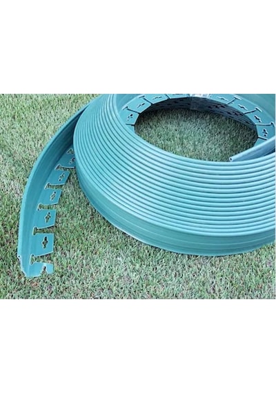Çim Ayırıcı 2,5 Metre Yeşil Çim Sınırlayıcı Taş Toprak Ayıracı