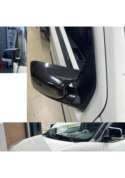 Fiat Doblo D4 Kasa 2015 2016 2017 2018 Uyumlu Yarasa Batman Ayna Kapağı Takımı Parlak Siyah