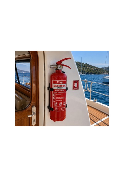 Marin Yangın Tüpü 2kg Tse'li Sertifikalı - 241108327
