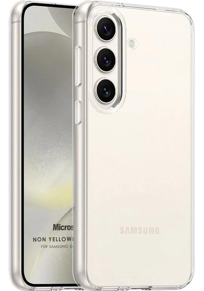 Microsonic Samsung Galaxy Uyumlu S24 Kılıf Non Yellowing Crystal Clear Sararma Önleyici Kristal