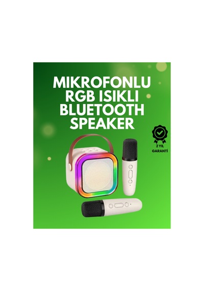 Taşınabilir Bluetooth Karaoke Sistemi Geniş Pil Kapasitesi Renk
