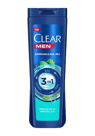 Clear Men 3'ü 1 Arada Şampuan Ve Duş Jeli 350 Ml Cool Sport Ferahlatıcı Mentol 5'li Avantaj Pak Tarı Diğer