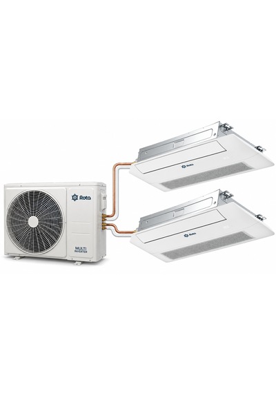 Rota M2-18OD 9 + 12 İç 18000 Btu Dış Multi Tek Yön Kaset Klima