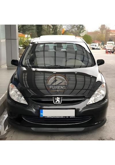 Peugeot 307 2001-2008 Uyumlu H Lip Esnek Ön Lip 2 Parça Karlık Ön Ek Tampon Altı Dill