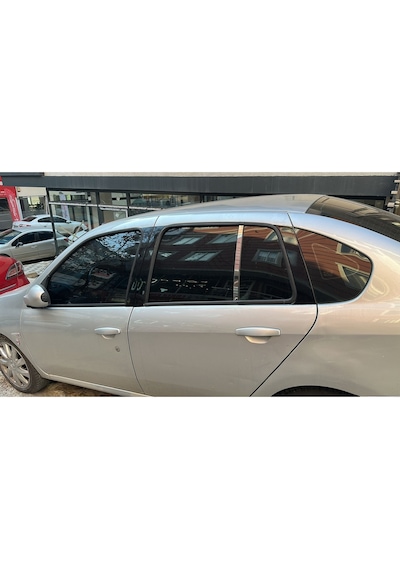 Renault Symbol 2008-2012 Uyumlu Cam Kelebek 2 Parça Cam Direği Paslanmaz Çelik Krom