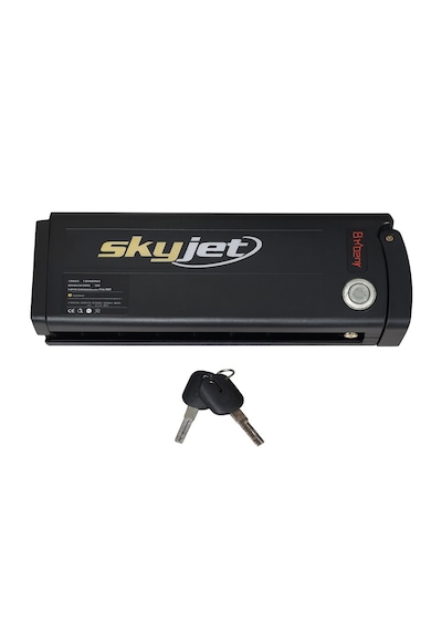 Skyjet Robusto Premıum Elektrikli Bisiklet Orijinal Akü Siyah
