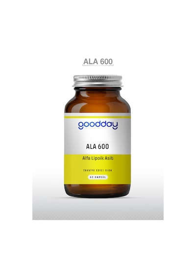 Goodday Alfa Lipoik Asit Ala600 60 Kapsül 2 Adet