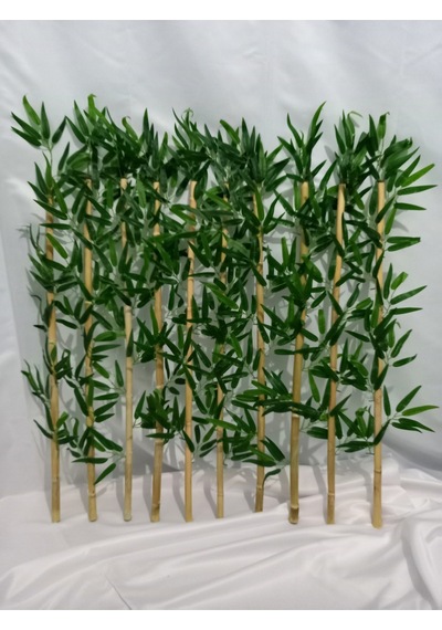 130 Cm Yapay Bambu 10 Adet Yeşil
