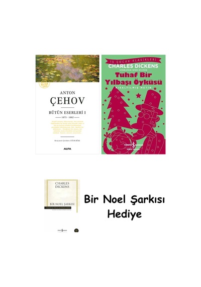 Anton Çehov Bütün Eserleri 1 + Tuhaf Bir Yılbaşı Öyküsü + Bir Noel Şarkısı