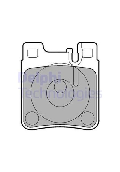 Delphi Lp841 Fren Balatası Arka W203 01-07 C208 97-02 W124 93-95 W210 96-02 W140 93-97 A0034204920