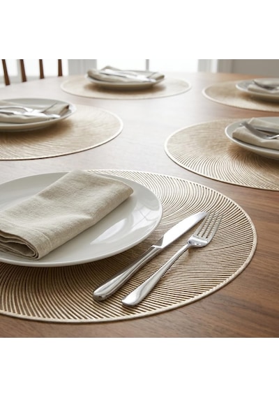 6'lı Set Latte Desenli Plastik Amerikan Servisi, 38 Cm - Yıkanabilir Ve Silinebilir Yuvarlak Supla, Masa Servis Altlığı Takımı Çok Renkli 6'lı Set Latte Desenli Plastik Amerikan Servisi, 38 Cm - Yıkanabilir Ve Silinebilir Yuvarlak Supla, Masa Servis Altlığı Takımı Çok Renkli