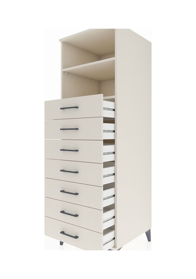 Kronos Dolap 2 Raflı 7 Çekmeceli 60x59x182 Aytaşı-aytaşı Aytaşı