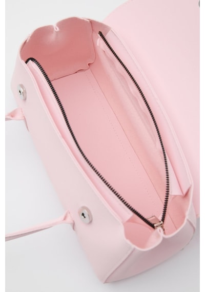 Shule Bags Mari Vintage Baget Çanta Pudra Pembe