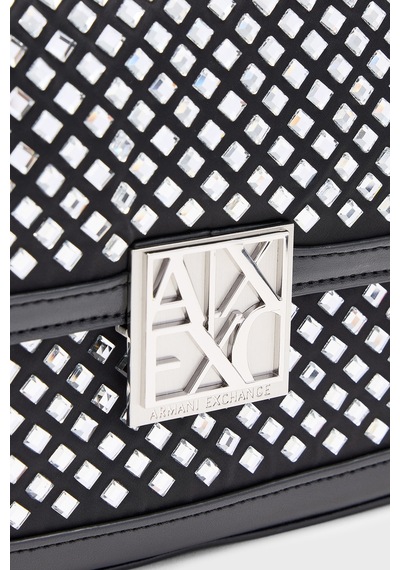 Armani Exchange Taşlı Ayarlanabilir Askılı Çanta Kadın Çanta Xw003374 Af26449 Mc009 Siyah