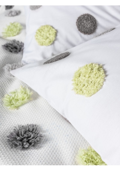 Cotton Box Bonny Çift Kişilik Pike Takımı Leroy Gri