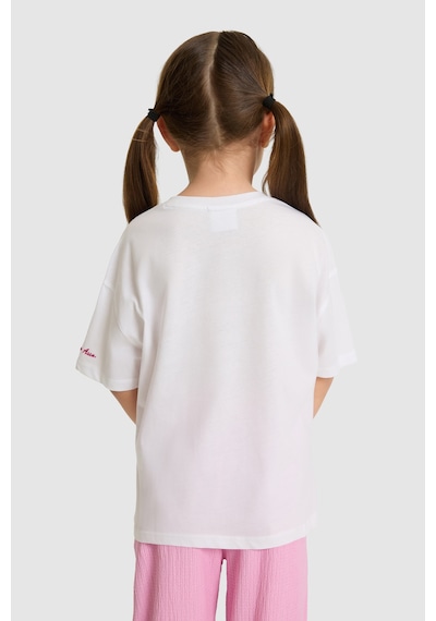 U.s. Polo Assn. Kız Çocuk Beyaz Tişört 50325698-vr013