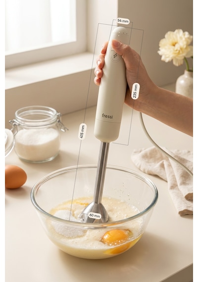 Fressi FR-HB271 1500 W Paslanmaz Çelik Bıçaklı Turbo El Blender