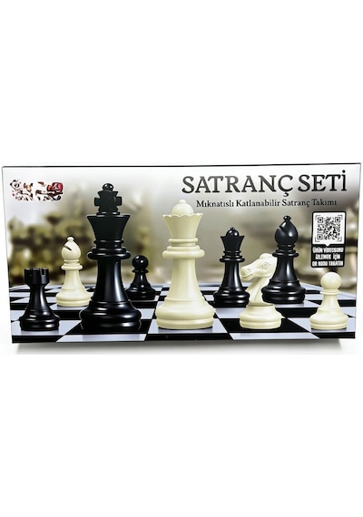 Vrd10660 Mıknatıslı Katlanabilir Satranç