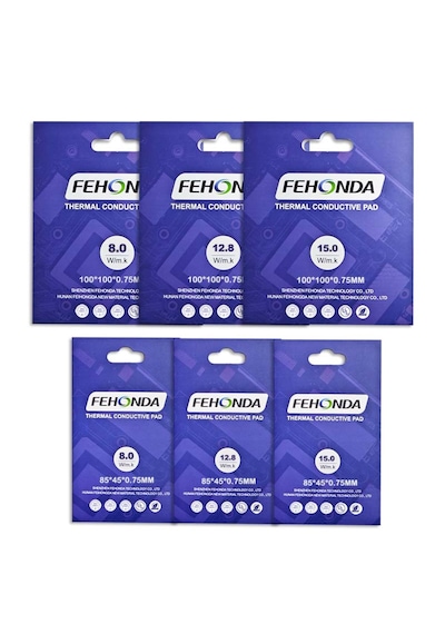 Fehonda 12.8w/mk 100x100mm Termal Pad 0.75 Mm