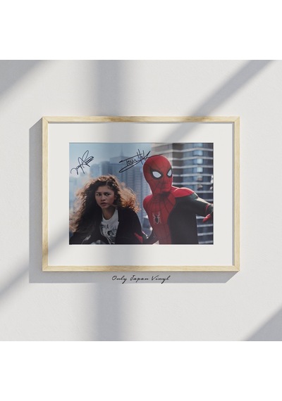 Tom Holland & Zendaya, Spider-man 20x30 Cm Boyutunda Islak İmzalı