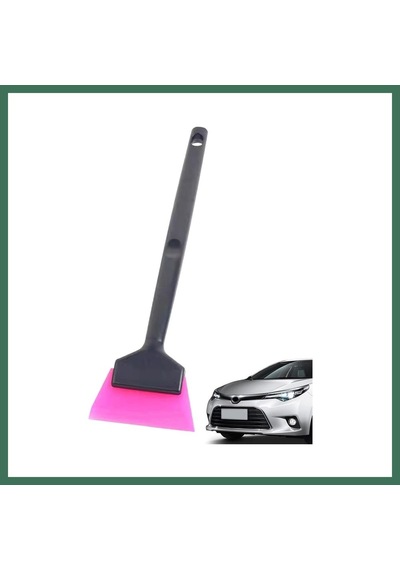 En-cag Mini Saplı Silikon Çekçek Ragle Cam Filmi Çekme Uygulama Aparatı 6x22cm Siyah Pembe Bss