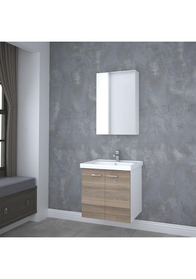 Denko Terra 60 Cm Mdf Banyo Dolabı Takımı Çok Renkli Denko Terra 60 Cm Mdf Banyo Dolabı Takımı Çok Renkli