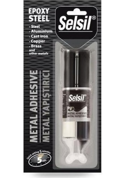 Selsil Epoxy Metal Yapıştırıcı 5 Dk 28 Gr