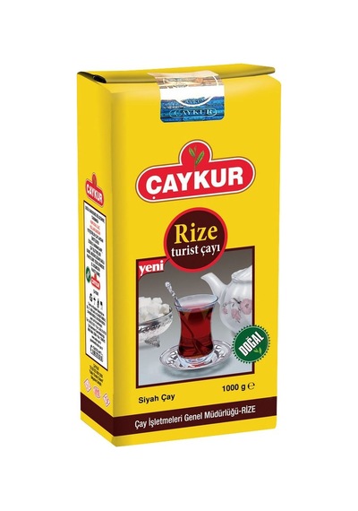 Çaykur Rize Turist Çay 1kg - Tok İçimli Birinci Kalite Çay 3'li Ekonomik Paket - 3 Adet Tarı
