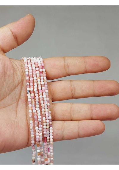 Opal Taşı Küp Şekilli Dizi 2mm 51150 Çok REnkli