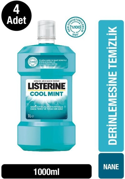 Listerine Coolmint 1000 ML x 4