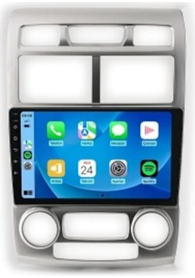 Aln Kia Sportage 2005-2010 6gb Ram 128gb Hafıza 8 Çekirdek Carplay Android Multimedya 9"