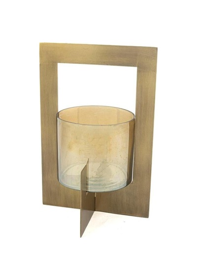 Mikasa Moor Gold Gri Cam Mumluk 21x21x32cm Gold