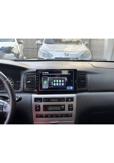 Aln Toyota Corolla Siyah 2002-2006 6gb Ram 128gb Hafıza 8 Çekirdek Carplay Android Multimedya 9"