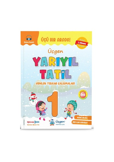 Üçgen 2025 1. Sınıf Yarıyıl Tatil Günlük Tekrar Çalışmaları