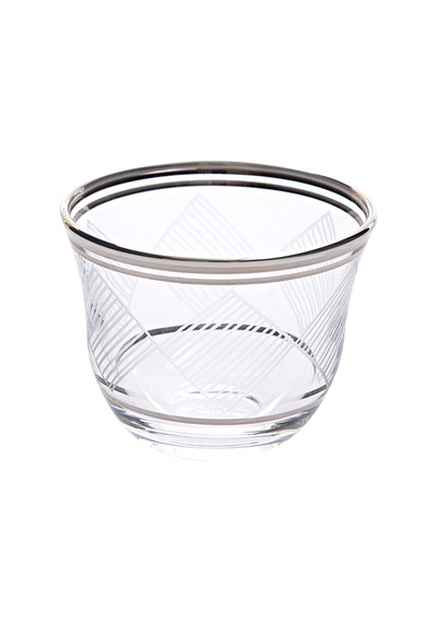 Decorium Mırra Bardağı 6 Prc Karo Platın M00409