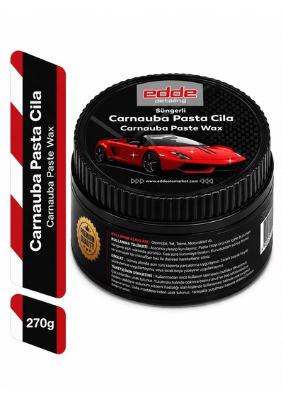 Edde Araba Araç Oto Süngerli Pasta Cila Oto Detailing 230g