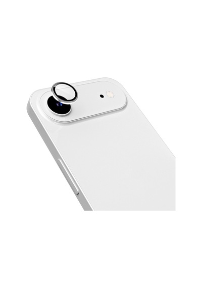 Apple Uyumlu iPad iPhone 17 Air Zore Mikro Kamera Lens Koruyucu Gümüş