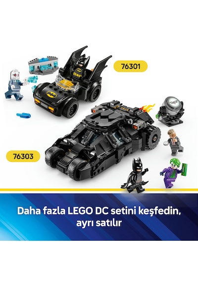LEGO® DC Batman™: Batman ve Batmobile™, Mr. Freeze™’e Karşı 76301